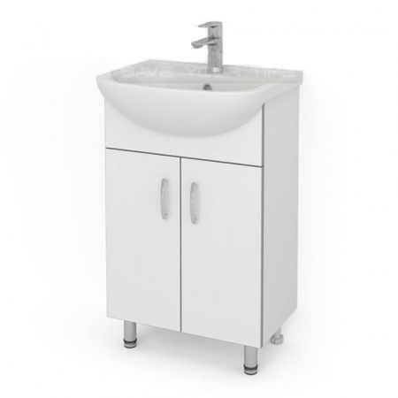 Тумба в ванную комнату ГРЕЙ 50 под умывальник УЮТ 50