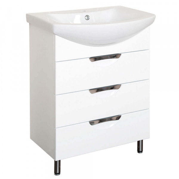 Тумба напольная AquaLine Балтика 60 3 ящика