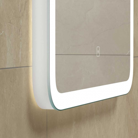 Зеркало LACIO 80 800х900мм (LED-подсветка, сенсорный выключатель)