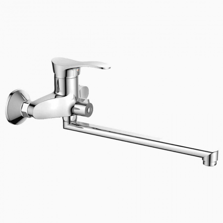 Смеситель на ванну длинный излив HAIBA HB2201 (лат., 40мм)