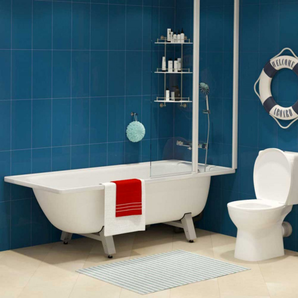 Стальная ванна ВИЗ Antika 105х65 см