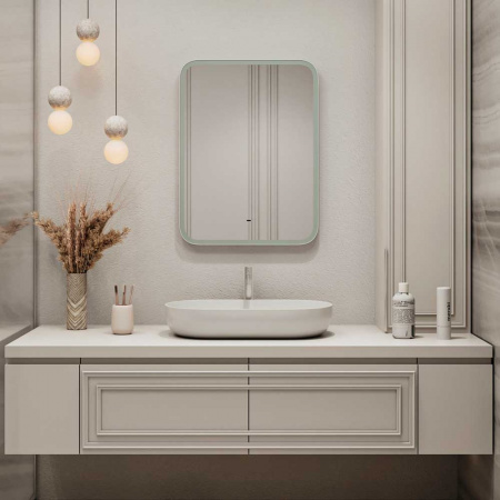 Зеркало ГЛАМУР/Glamour 70 700х900мм (LED-подсветка, бесконтактный сенсорный выключатель)