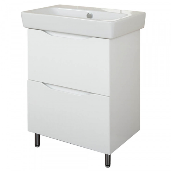 Тумба напольная AquaLine Нео 60 2 ящика