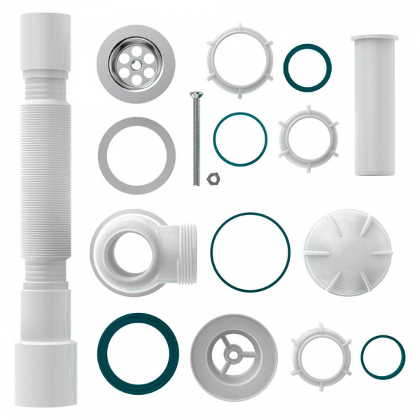 Сифон для раковины Aquant 1 1_4х40 мм S1015-35-MR комплектация