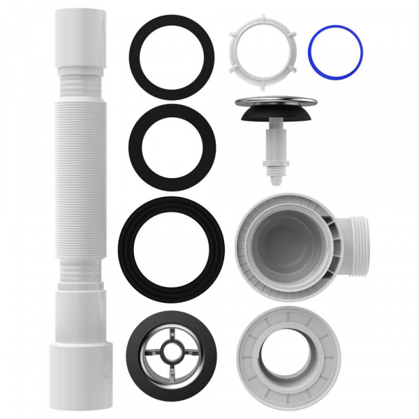 Сифон для душевого поддона Aquant 1 1_2х50-60 мм V415-40-MR комплектация