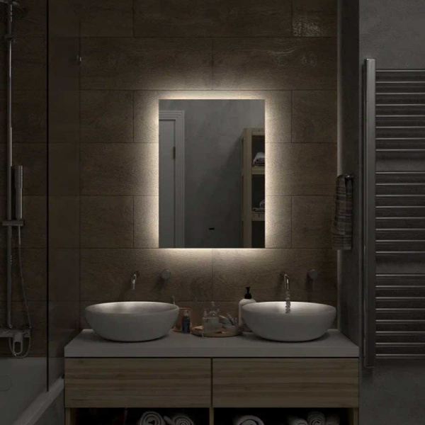 Зеркало Континент Trezhe LED 50x70 см ЗЛП608