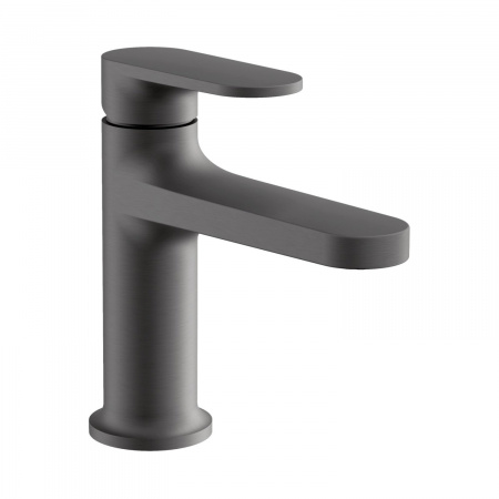 Смеситель на раковину BELZ B10713-3 ОРУЖЕЙНАЯ СТАЛЬ лат., кар.26мм, под.55см (10)