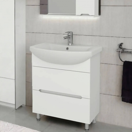 Тумба в ванную комнату МОНИКА 65 2ящ. под умывальник ЭЛЕГАНС 65