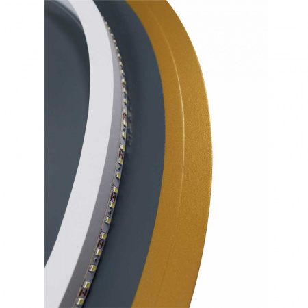 Зеркало МИРГОЛД/Mirgold D700мм (LED-подсветка, ,бесконтакт сенсорный выключатель, ореол подсветка)