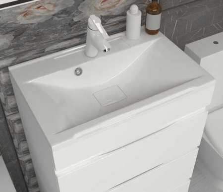 Умывальник мебельный КОМФОРТ 75 (743х445х139мм)