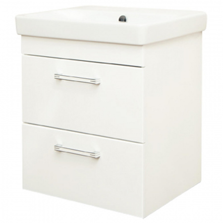 Тумба в ванную комнату подвесная АДРИАНА 55/2 под умывальник АДРИАНА 55