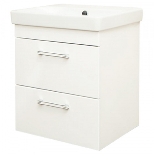 Тумба подвесная AquaLine Адриана 55 2 ящика