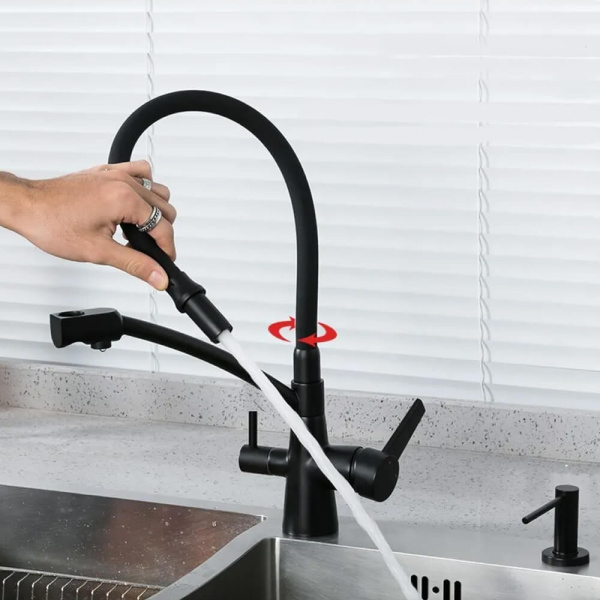 Смеситель для кухни Haiba HB76855-7 Смеситель для кухни Haiba HB76855-7