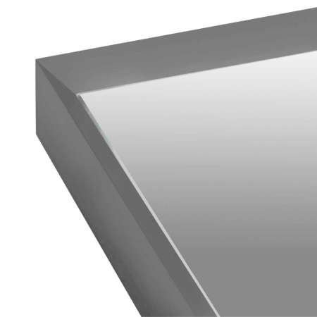 Зеркало МЕРИДИАН/Meridian 60 600х800мм(LED-подсв., бесконт.сенс.выключатель, рама алюм СЕРАЯ)ЗЛП4035