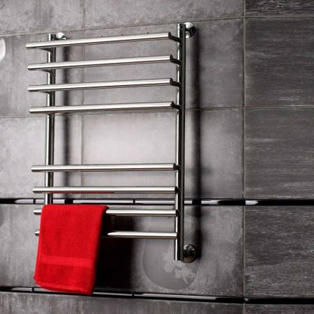 Полотенцесушитель водяной ДЕБЮТ НК 2 80х50см из нержавеющей стали БЕЗ КОМПЛЕКТА