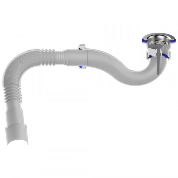 Сифон для душевого поддона Aquant 1 1-2х40 мм V145-45-MR