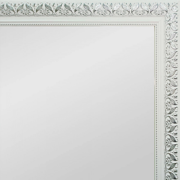Зеркало Континент Дубай белый 60х74 см с рамой