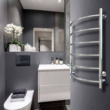 Полотенцесушитель с греющим кабелем ПЭК СП5 80х40см СТОП