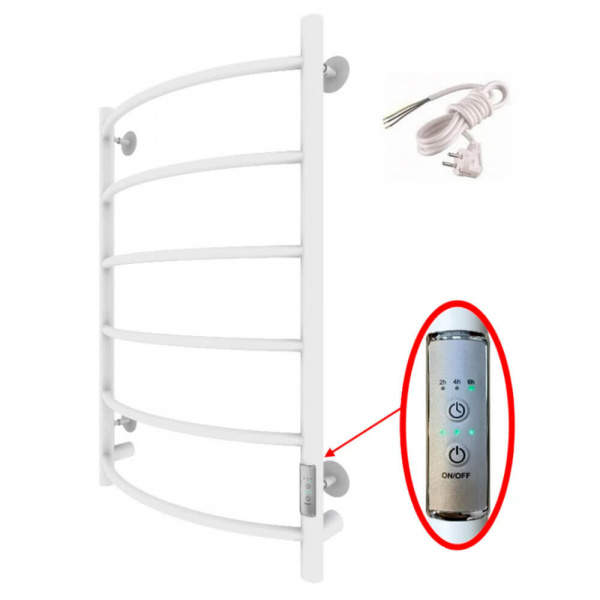 Полотенцесушитель электрический Тругор Пэк сп 5 80х50 белый