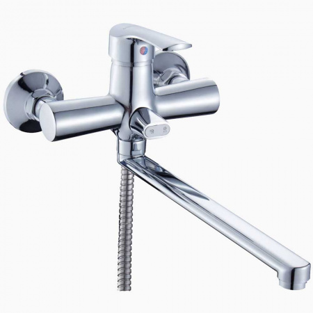 Смеситель на ванну длинный излив DIKALAN D2209 (12) (силум., 35мм)