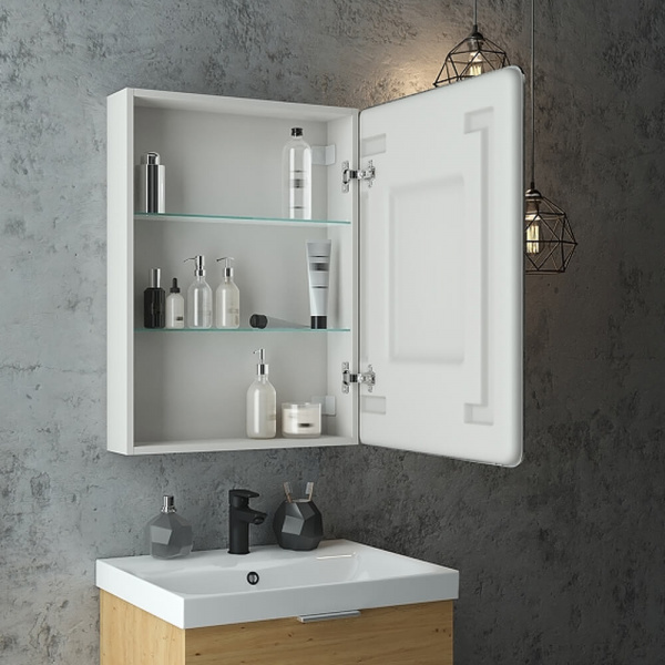 Зеркало со шкафом CONTINENT Emotion МВК028 60х80