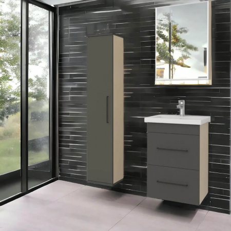 Шкаф-пенал в ванную комнату HOTEL 30 (294х1517х243мм) Шкаф-пенал в ванную комнату HOTEL 30 (294х1517х243мм)