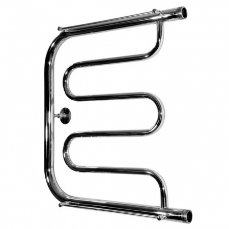 Полотенцесушитель водяной ПМ1П 50х60см 1" ТРУГОР с полками, из нержавеющей стали