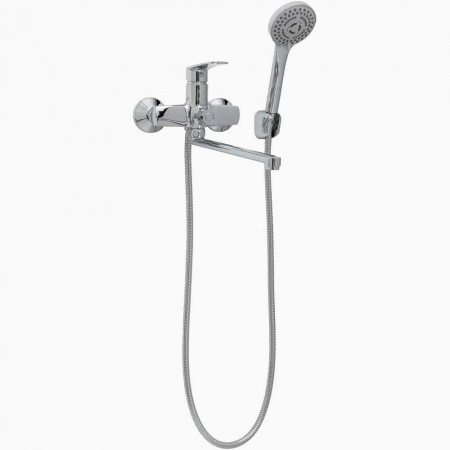 Смеситель на ванну длинный излив HAIBA HB22587 (лат., 35мм)