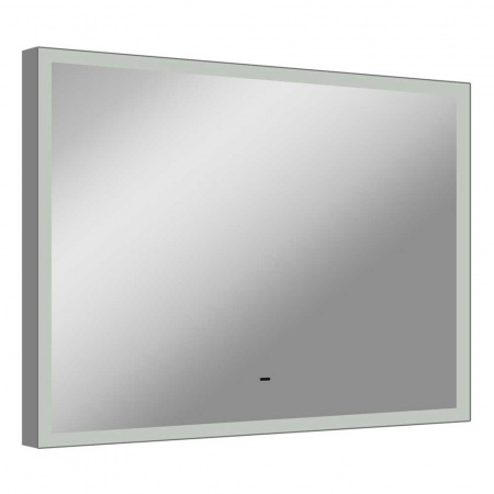 Зеркало FRAME 80 800х600мм (LED-подсветка, бесконтакт сенсор выключатель, алюминиевый профиль СЕРЫЙ)