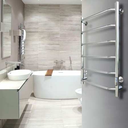 Полотенцесушитель с греющим кабелем ПЭК СП6 80х50см 