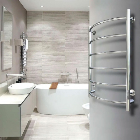 Полотенцесушитель с греющим кабелем ПЭК СП5 80х40см СТОП