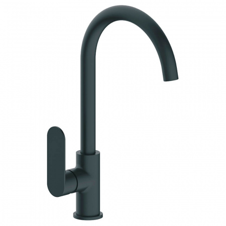 Смеситель на мойку HAIBA HB70590-7 ЧЕРНЫЙ (лат., 35мм)