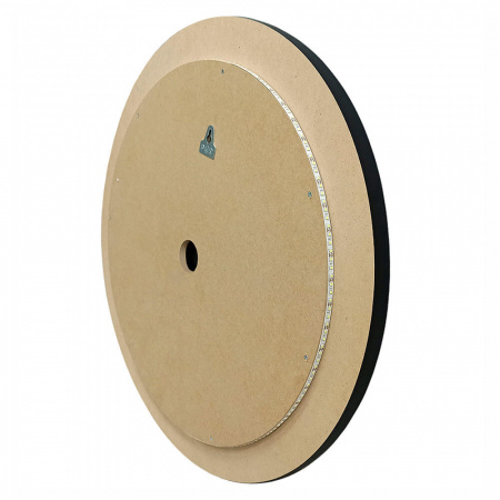 Зеркало PLANET 60 D600мм (LED-подсветка, бесконт. сенс. выкл., ореольная подсветка, рама МДФ ЧЕРНЫЙ)