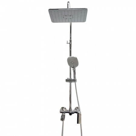 Душевая система HAIBA HB24505 ХРОМ лат., пов.излив, лейк.верхн.290х190мм (4)