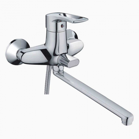 Смеситель на ванну длинный излив HAIBA HB2266 (лат., 40мм)