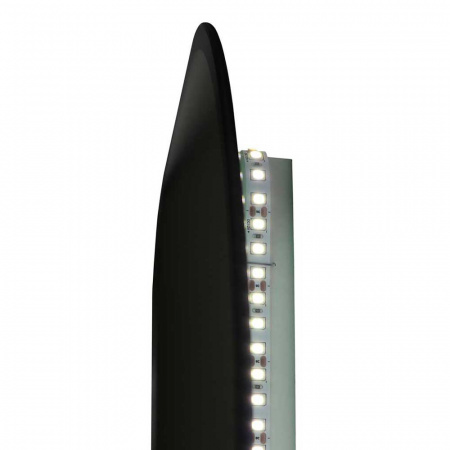 Зеркало TORRY 60 600х700мм (фоновая подсветка, бесконтактный сенсорный выключатель, ЧЕРНЫЙ)