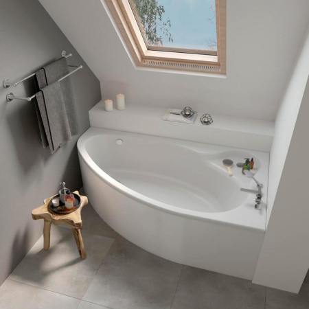 Ванна акриловая асимметричная ЭДЕРА 170х110см правосторонняя 