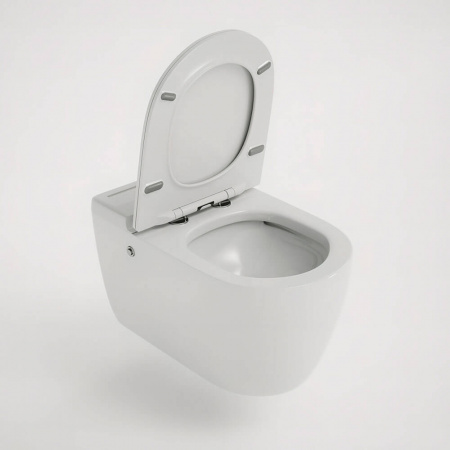 Унитаз подвесной GROSSMAN GR-5502 смыв ИМПУЛЬСНЫЙ, сиденье легкос-ое тонкое микролифт (570х360х375)