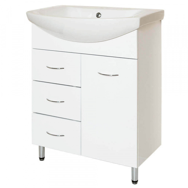 Тумба напольная AquaLine Балтика 65 3 ящика