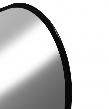 Зеркало ТОРИ/Torry 80 800х700мм (фоновая подсветка, бесконтактный сенсорный выключатель, ЧЕРНЫЙ)