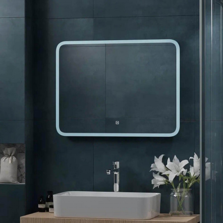 Зеркало БРУНО/Bruno 80 800х600мм (LED-подсветка, сенсорный выключатель)