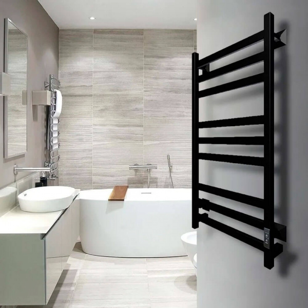 Полотенцесушитель электрический Тругор Пэк сп 21 кв 80х50 черный