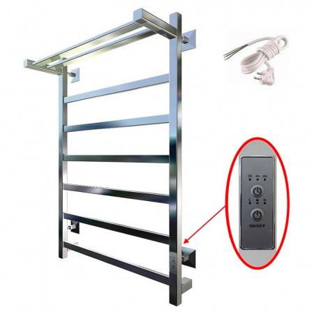 Полотенцесушитель с греющим кабелем ПЭК 20 кв П 80х50см 