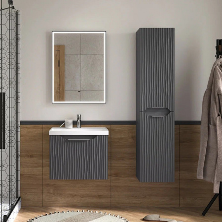 Зеркало MIRAGE 600х800мм (LED-подсветка, бесконтактный сенсорный выключатель, реверсивный крепеж)