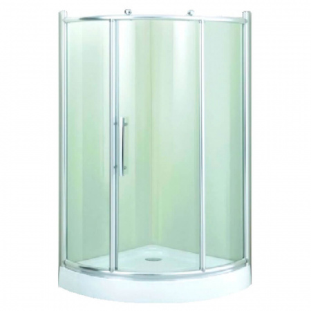 Душевой уголок 100х100х194 НИЗКИЙ поддон, стекло МАТОВОЕ 5,5мм ВМ-941