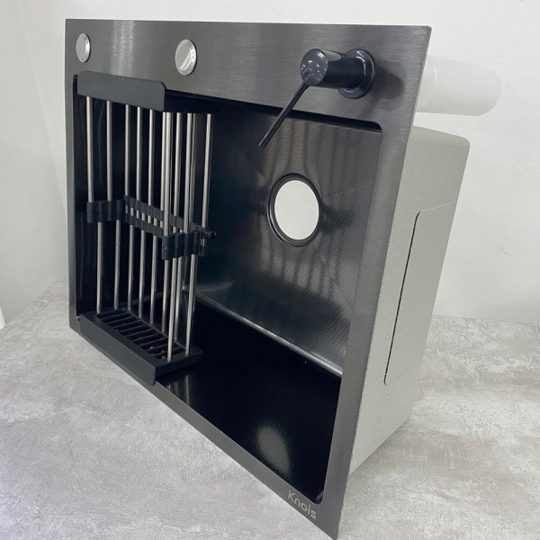 Кухонная мойка Knois KN605008 черная