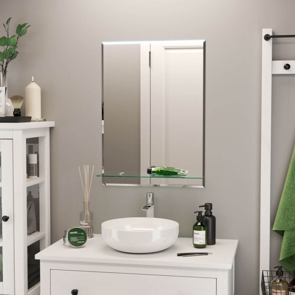 Зеркало Континент Модерн-Люкс 50х69 см с полкой