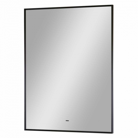 Зеркало МЕРИДИАН/Meridian 60 600х800мм(LED-подсв., бесконт.сенс.выключатель, рама ал ЧЕРНАЯ) ЗЛП3814