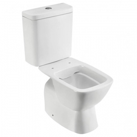 Унитаз-компакт "НЕО RIMLESS" безободковый, сиденье ДЮРОПЛАСТ, ТОНКОЕ, МИКРОЛИФТ, арматура 2-режимная