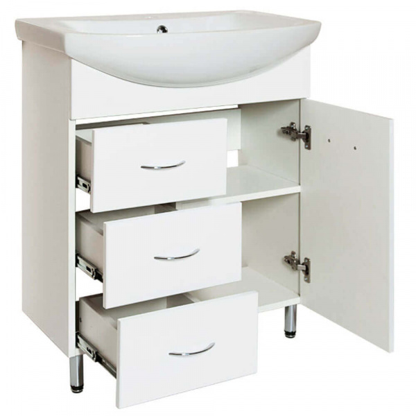 Тумба напольная AquaLine Балтика 70 3 ящика